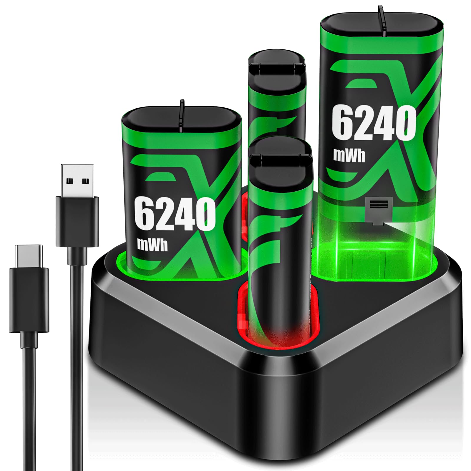 for Xbox Controller Battery Pack for Xbox oneS|X/Xbox Elite/Xbox Series X|S | fo