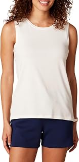 Amazon Essentials Women's Soft Cotton Loose Fit Yoga Tank Top (Plus Size)
