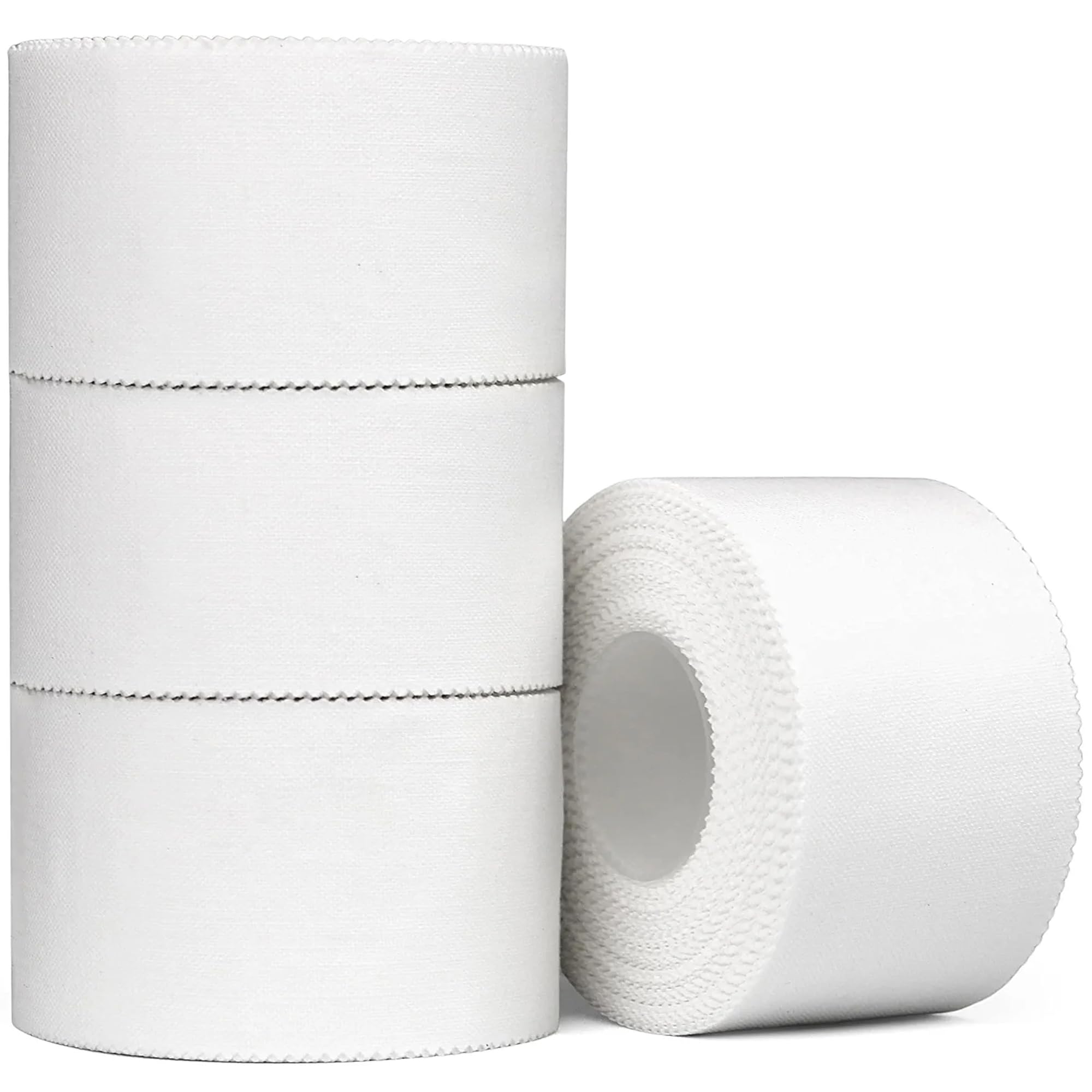 Athletic Tape - 4 Sports Tape -White- No-Sticky Residue – Easy Tearing – Skin-Fr