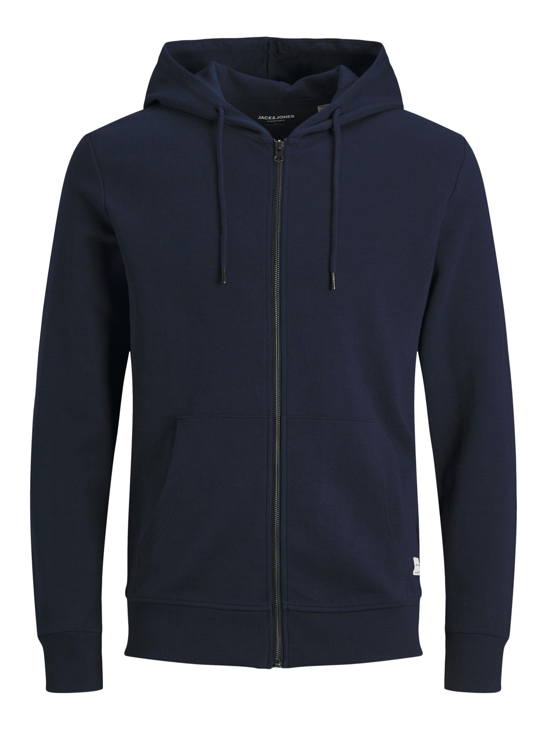 JACK & JONES Zip Hoodie Plain Zip Hoodie