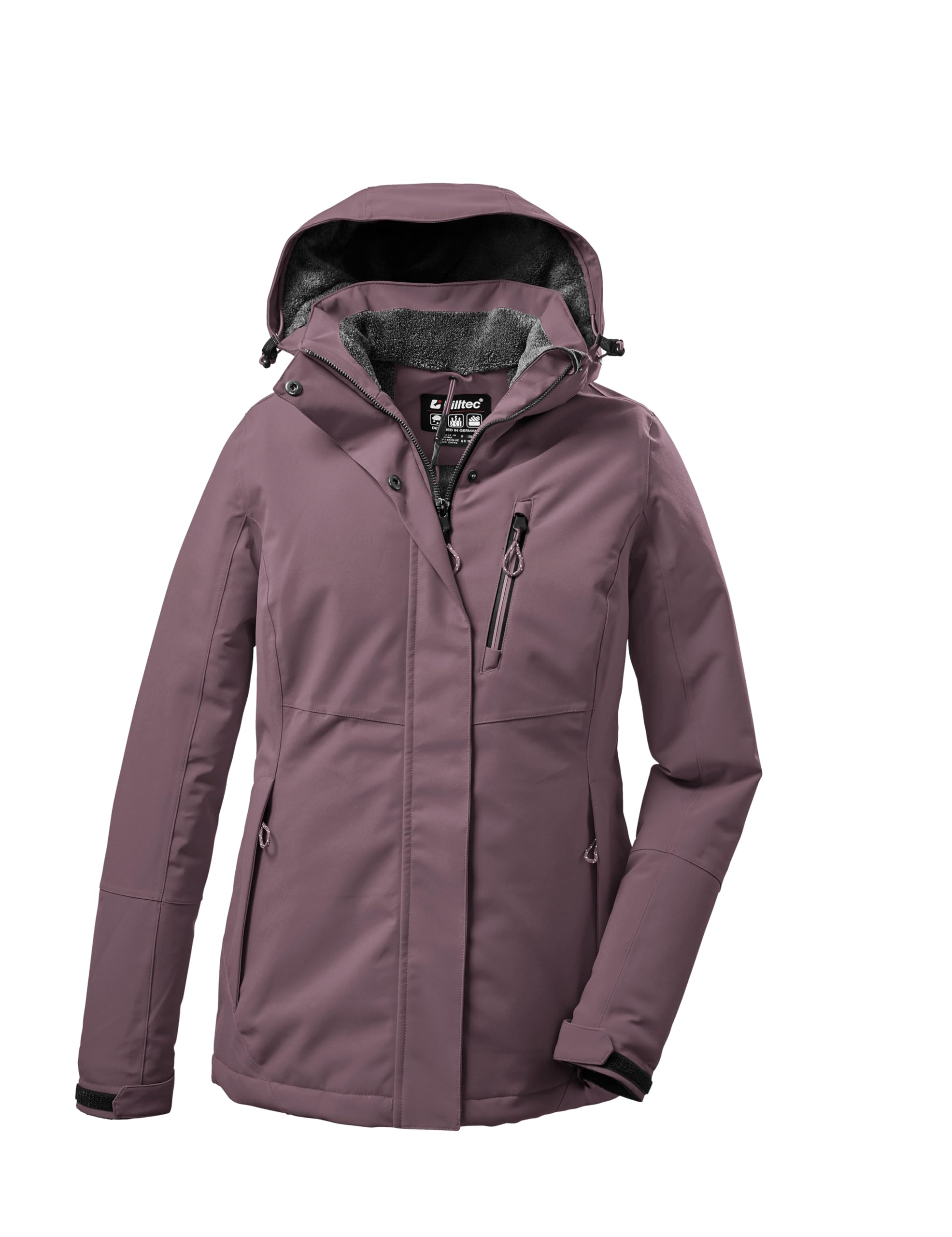 Killtec Damen Jacke Women's Functional Outdoor Waterproof Jacket with Zip Hood (