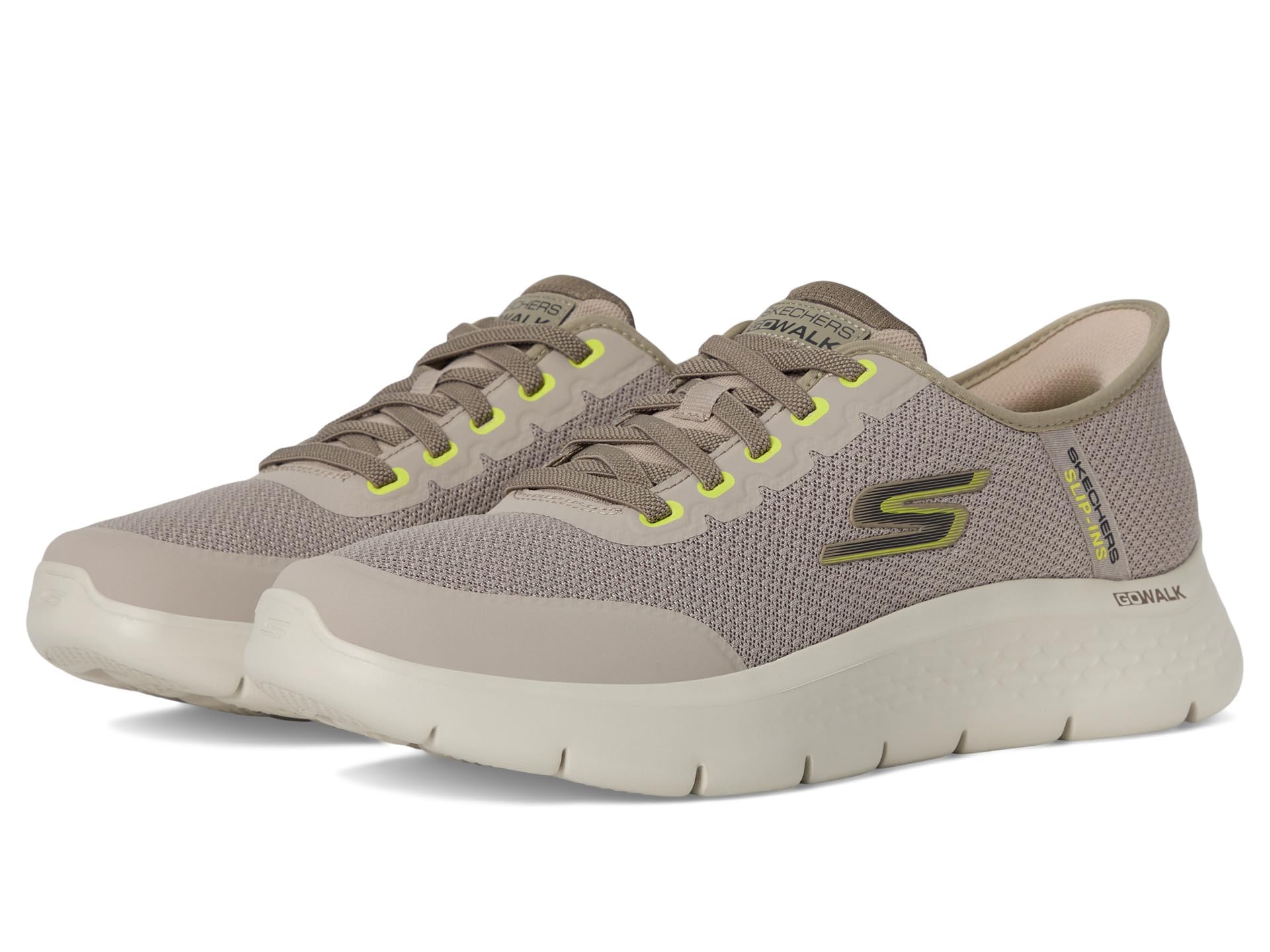 Skechers Uomo Go Walk Flex Netro Slip-in ALLENATRICE