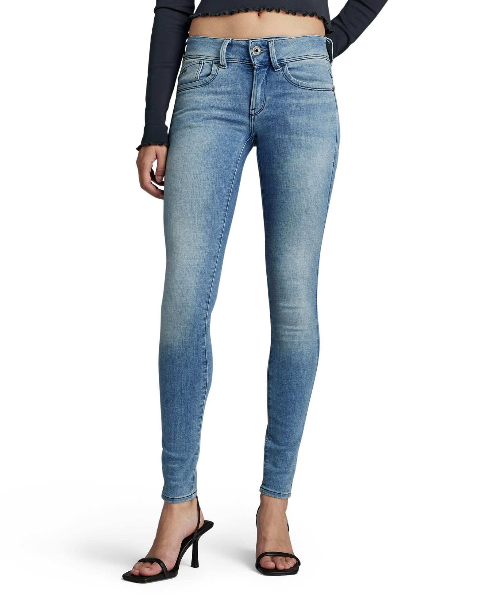 G-STAR RAW Jean Lynn Mid Super Skinny - Jeans - Superskinny - Femme