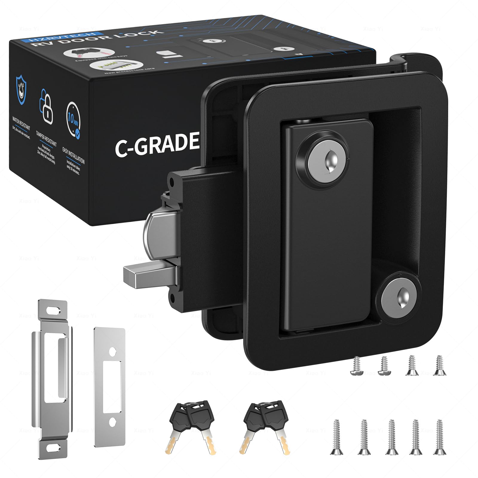 RV Door Lock, Camper Travel Trailer Door Lock Replacement | Direct Replacement f