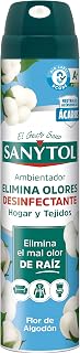Sanytol – Air Freshener Spray Eliminates Odors Home and Fabrics Cotton 300 ml