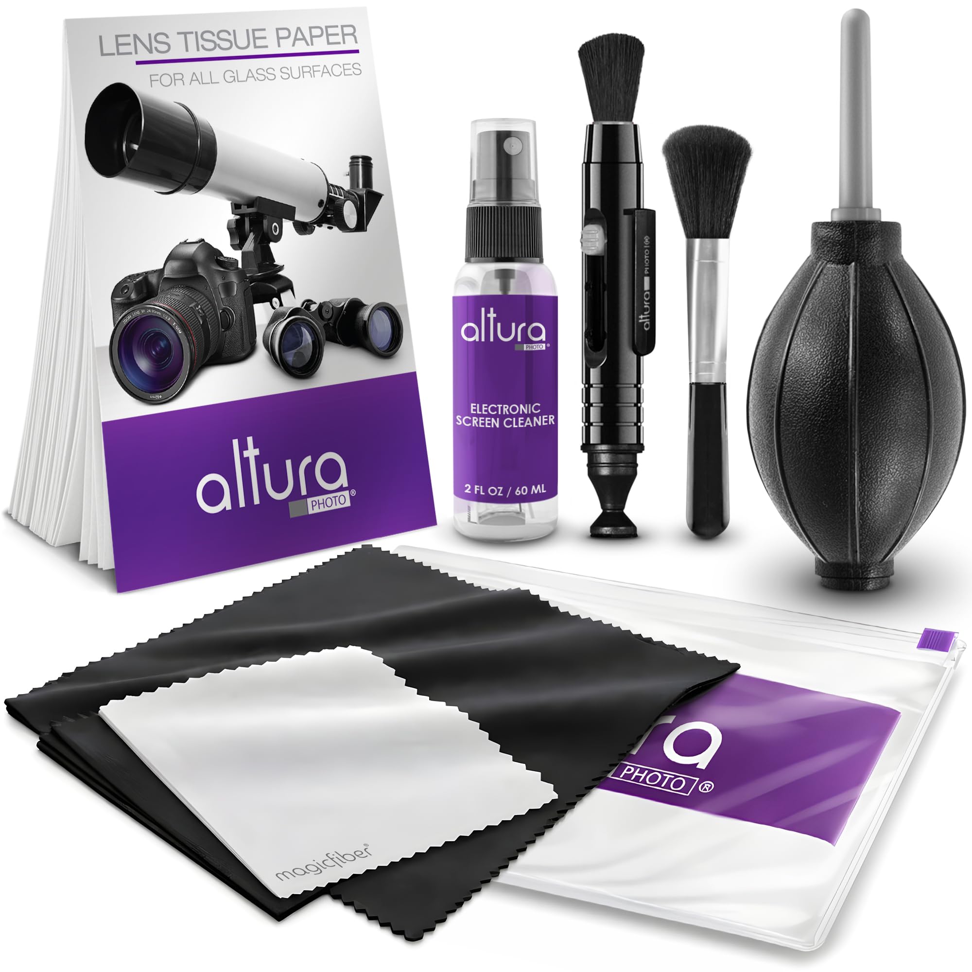 Altura Photo Camera Lens Cleaning Kit, Lens Cleaner for DSLR & Mirrorless | Keep