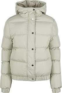 Urban Classics Ladies - Hooded Puffer Winterjacket salvia - S