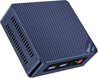 Beelink MINI S12 Mini PC, Intel Alder Lake N95 8GB DDR4 256GB SSD | (up to 3.40GHz) Mini Computer Windows 11 Home, 4K Dual HDMI/WiFi 5/BT4.2/ 2.5G LAN Office Mini Desktop PC