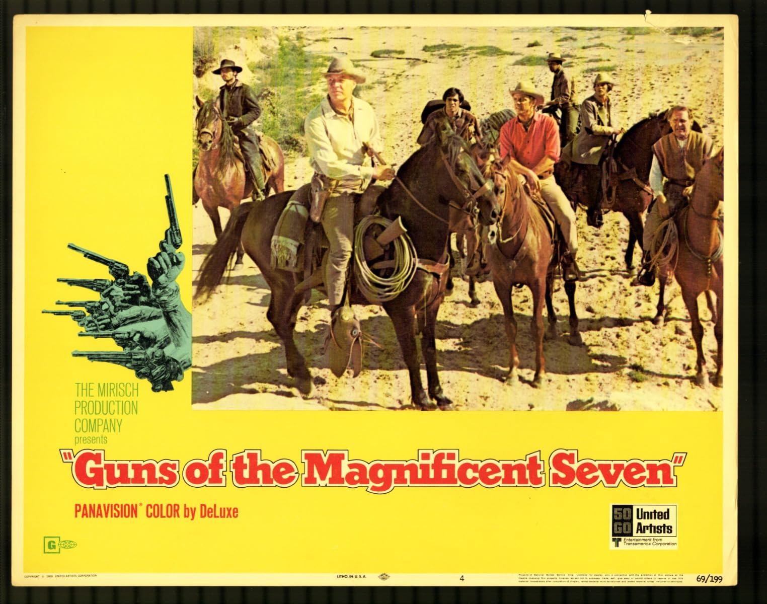 MOVIE POSTER: Guns of the Magnificent Seven 11″x14″ Lobby Card #4 George Kennedy