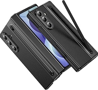 Handyhülle für Samsung Galaxy Z Fold 8 Ultra Hülle mit S Pen Stift, Schwarz