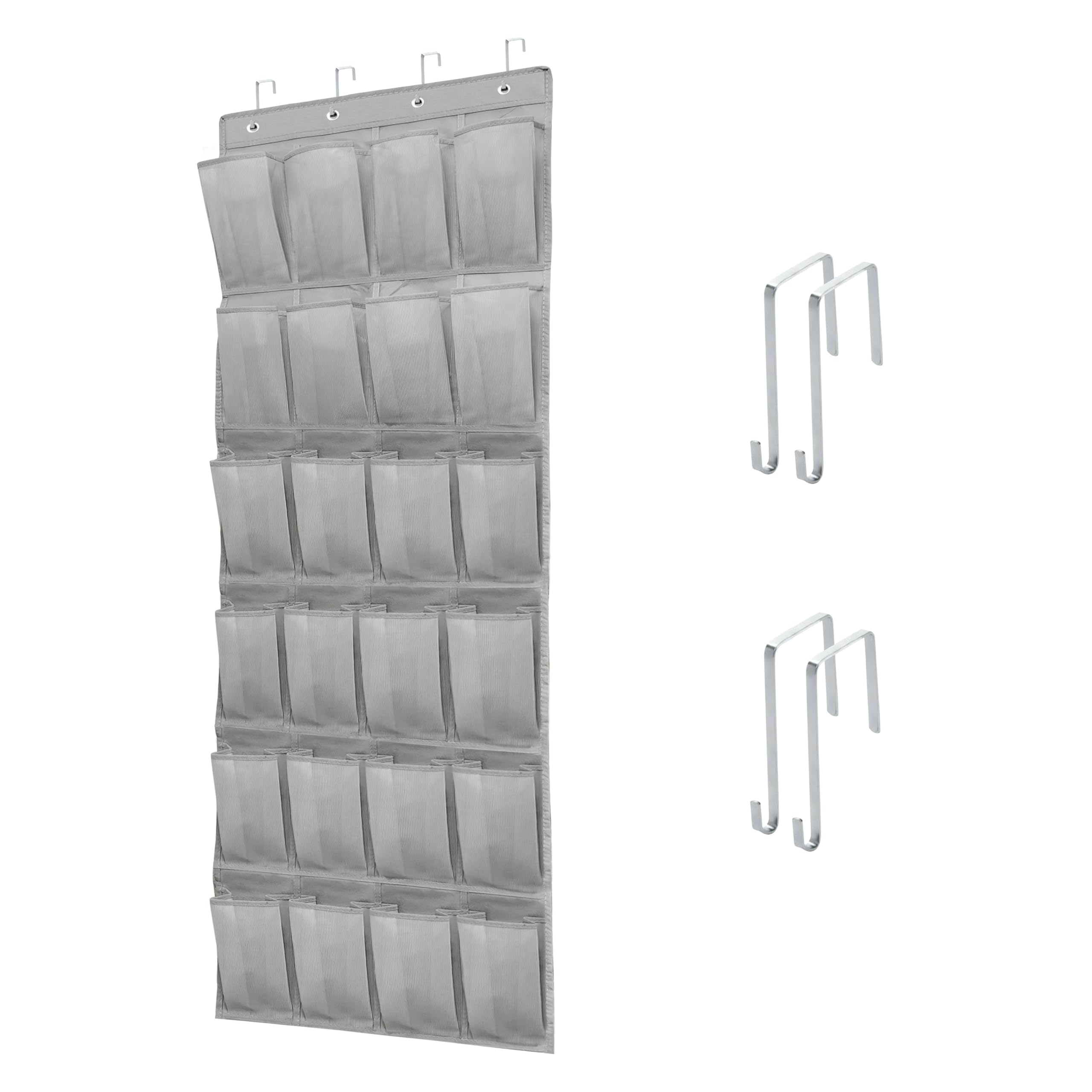 Over The Door Shoe Organizers with 24 Mesh Pockets Shoe Organizer Storage Hangin