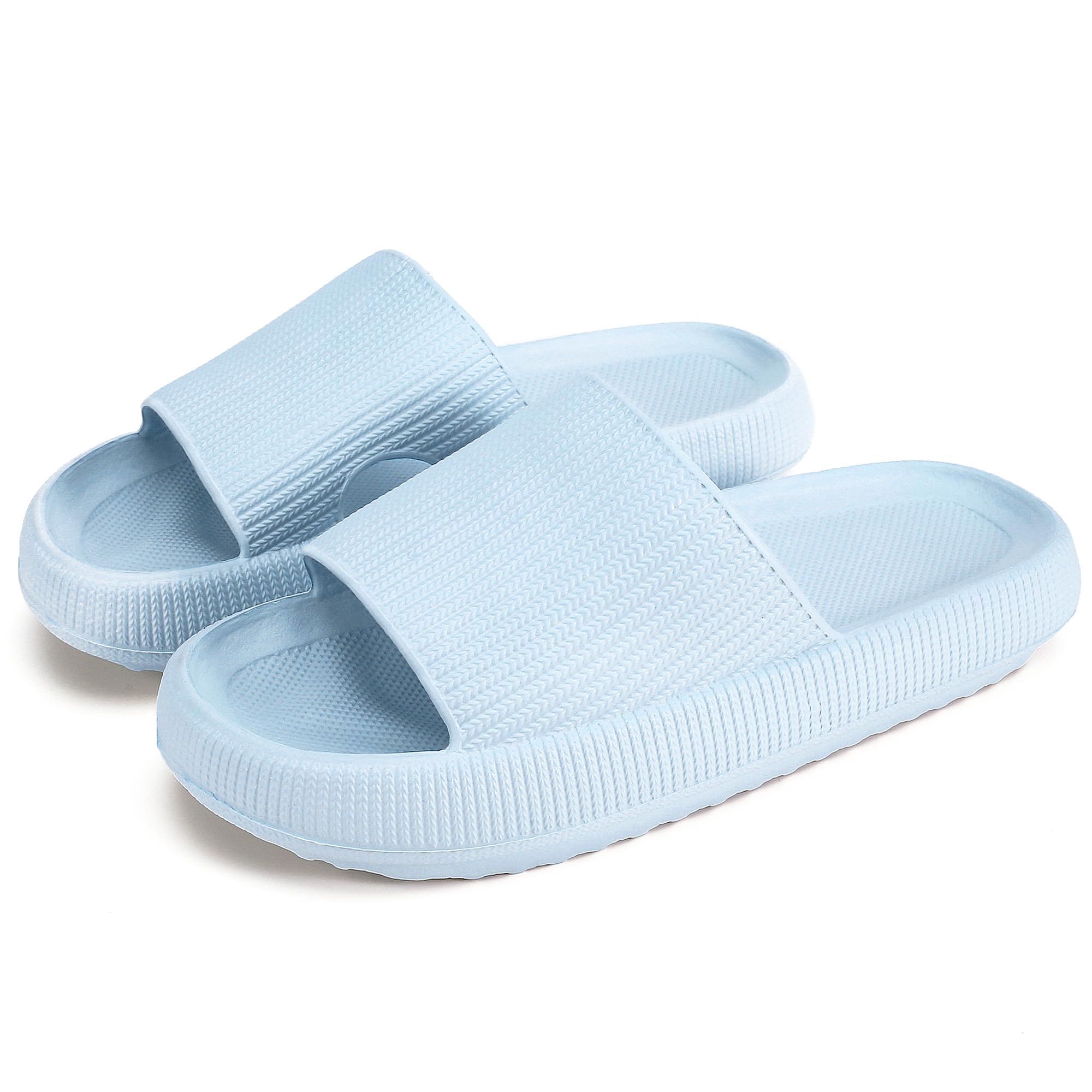 rosyclo Cloud Slippers Women Men Massage Shower Bathroom Non Slip Quick Dry Open
