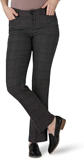 Lee Secretly Shapes - Regular Fit Straight Leg Pant - Women's Trousers