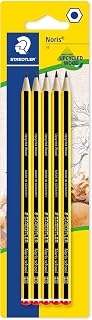 STAEDTLER 121-2 BK5D Noris School Graphite Pencils - HB Degree (Pack of 5), Grey