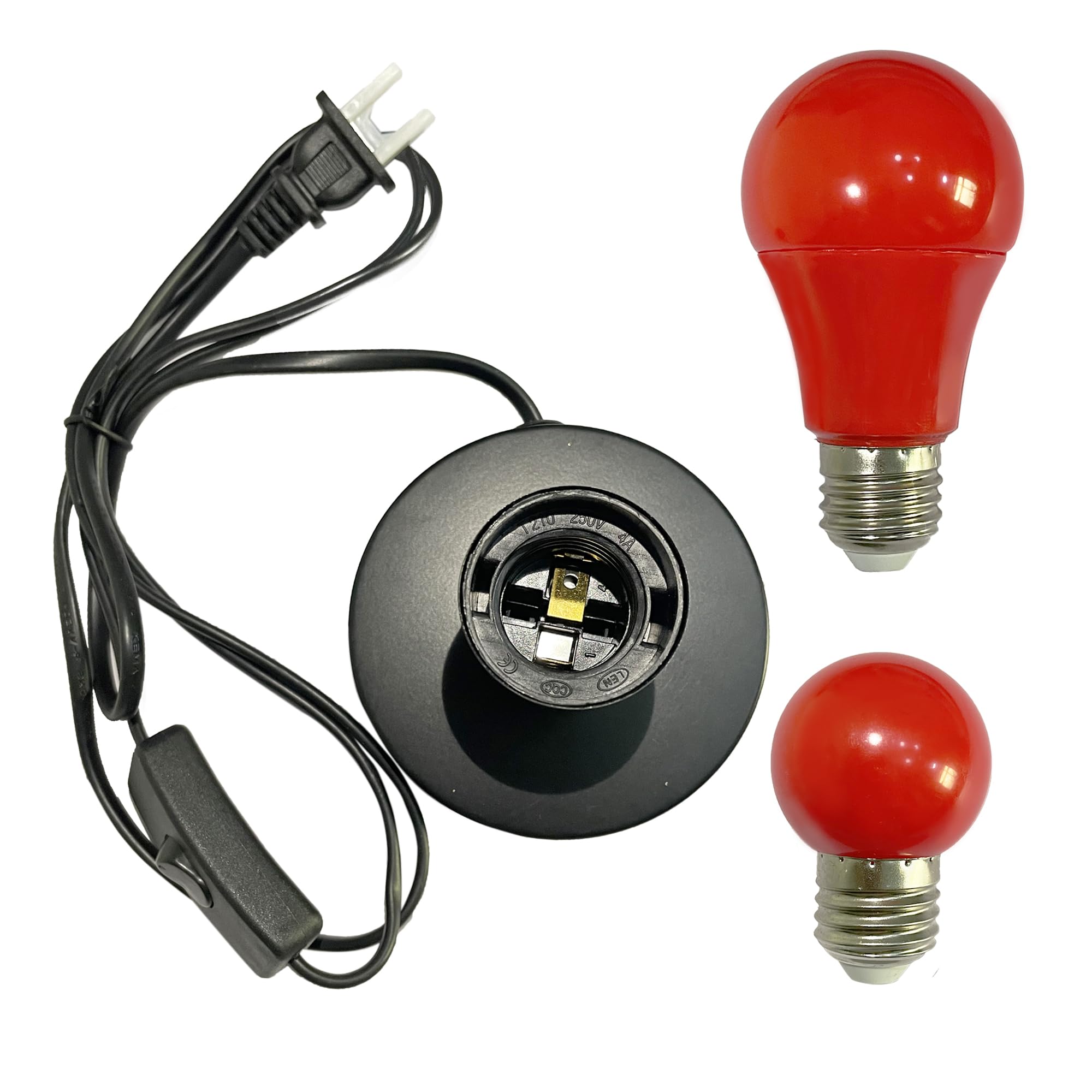 YCCLDIPL Darkroom Safelights Portable Red Lamp, E27 LED Screw Mouth Wall Light 3