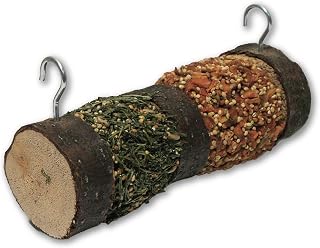 Rosewood Naturals Double Woodroll, Small Animal Treat and Gnaw Toy for Rabbits, Guinea Pigs, Chinchillas, Hamsters, Gerbils, Mice and Rats (Pack of 1)