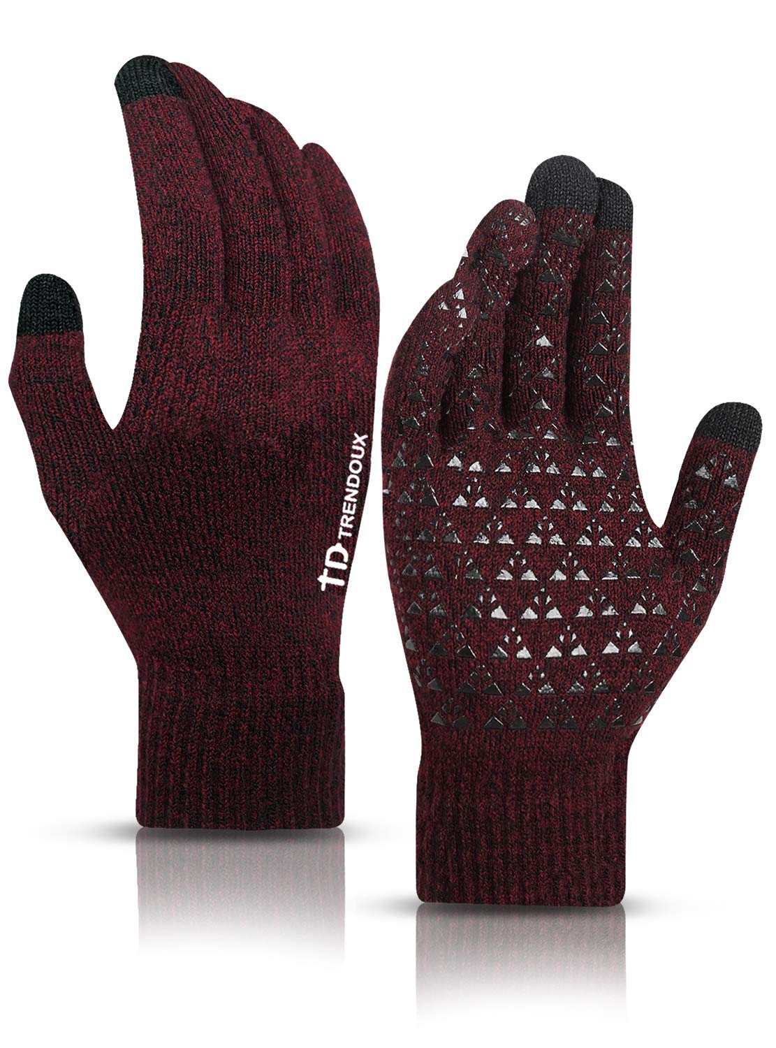 TRENDOUX Winter Gloves for Men and Women – Touch Screen Gloves – Computer Smartp
