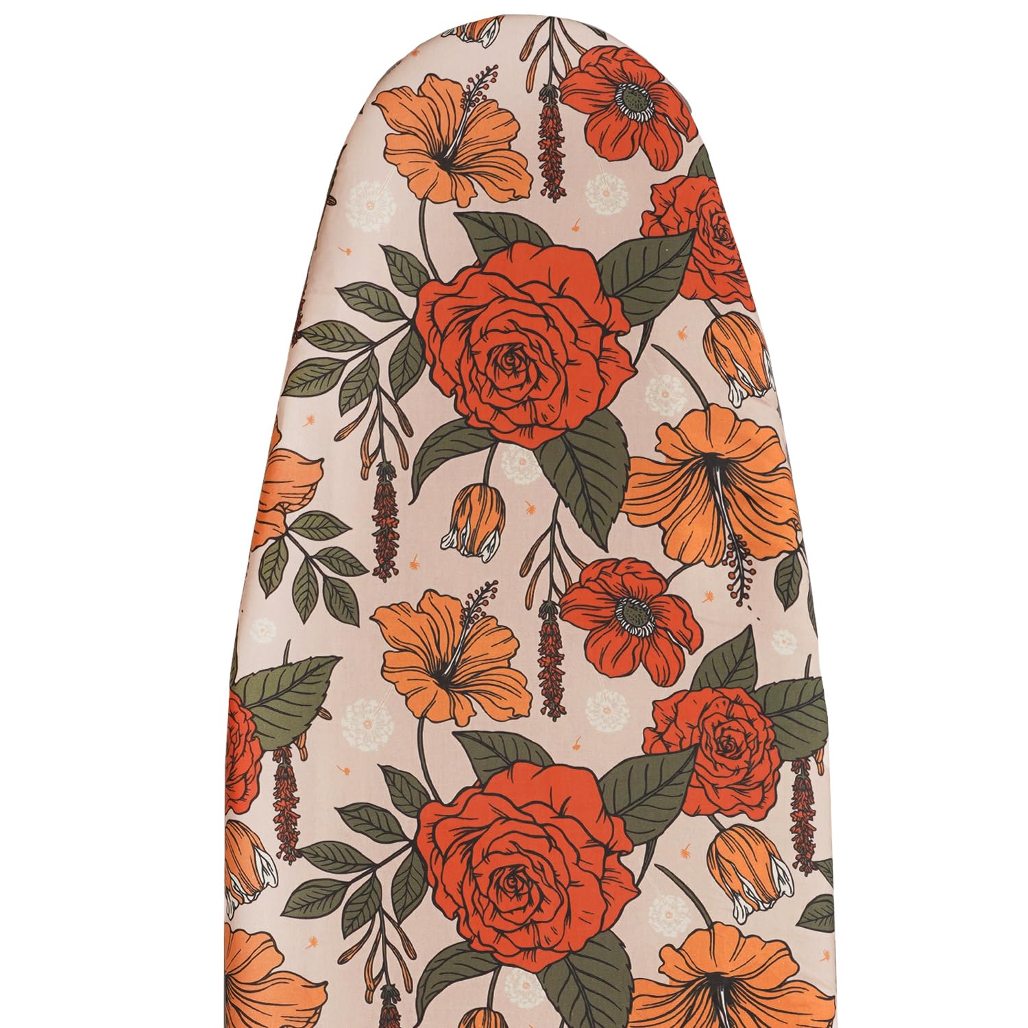 MinoCino Ironing Board Cover and Pad 18x49”(125x45cm), 6mm Thick Iron Cover | Wi