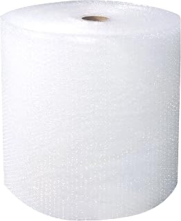 Globe Packaging 500mm x 100m Large Bubble Wrap Roll with Small Air Bubbles - Cushioning & Protection Packaging for Moving House, Ecommerce and Storage