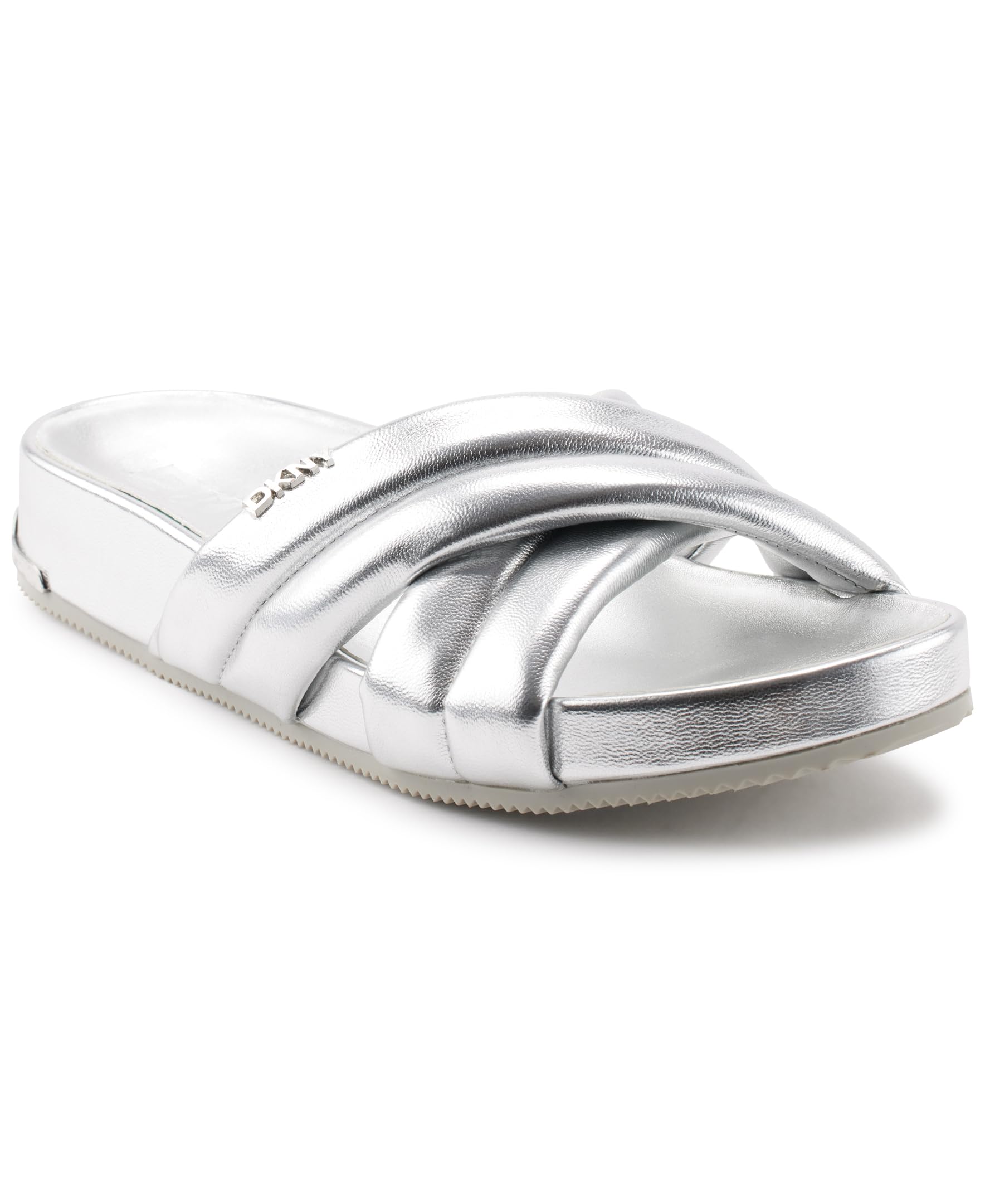 DKNY Women's Criss Cross Flat Slip Sandal