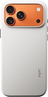 MOFT [Official Direct Store] iPhone 17 Pro Max Case, MagSafe Compatible, Camera Control Full Protection Version, MOVAS™ Leather Case, High Durability, MOFT Smartphone Case, Strong Magnetic Force