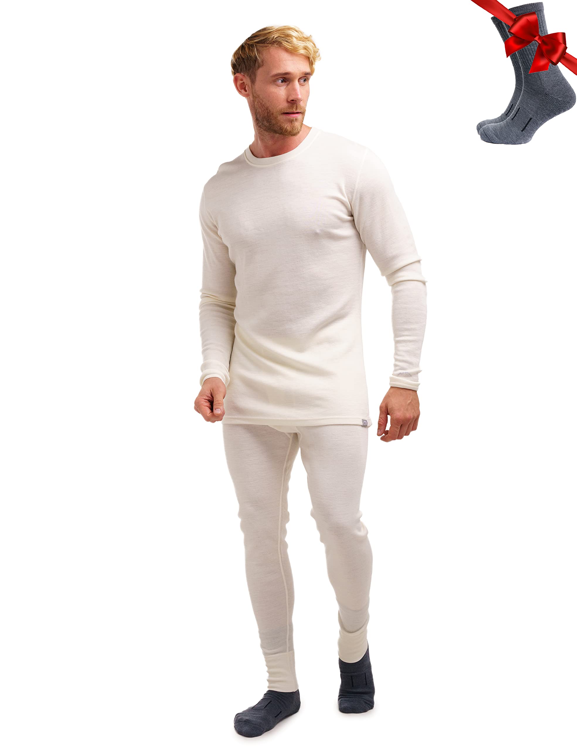 Merino.tech 100% Under Clothing Men's Merinos – Top and Bottoms + Socks
