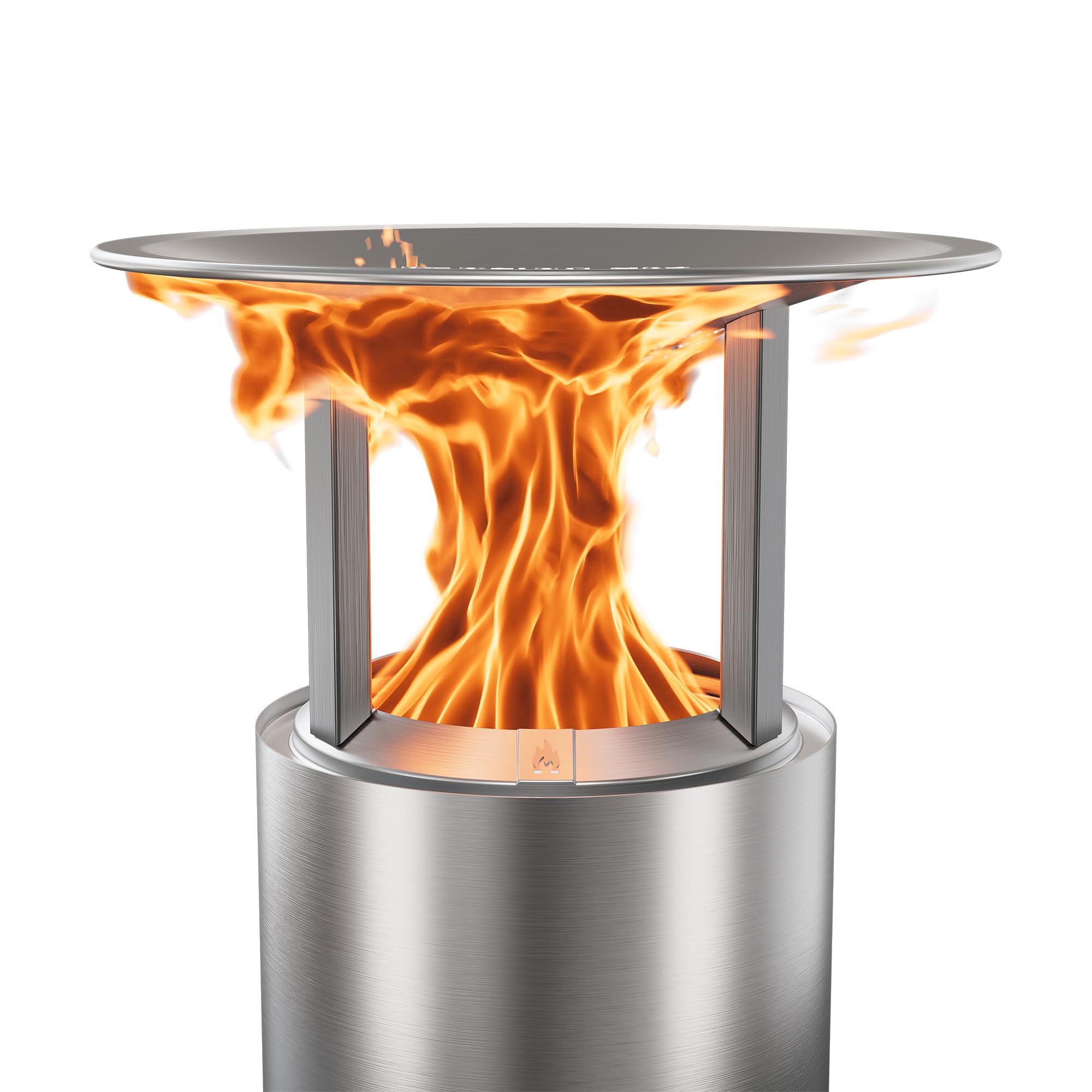 Solo Stove Mesa XL Heat Deflector | 304 Stainless Steel w/ 3 Legs | Captures & R