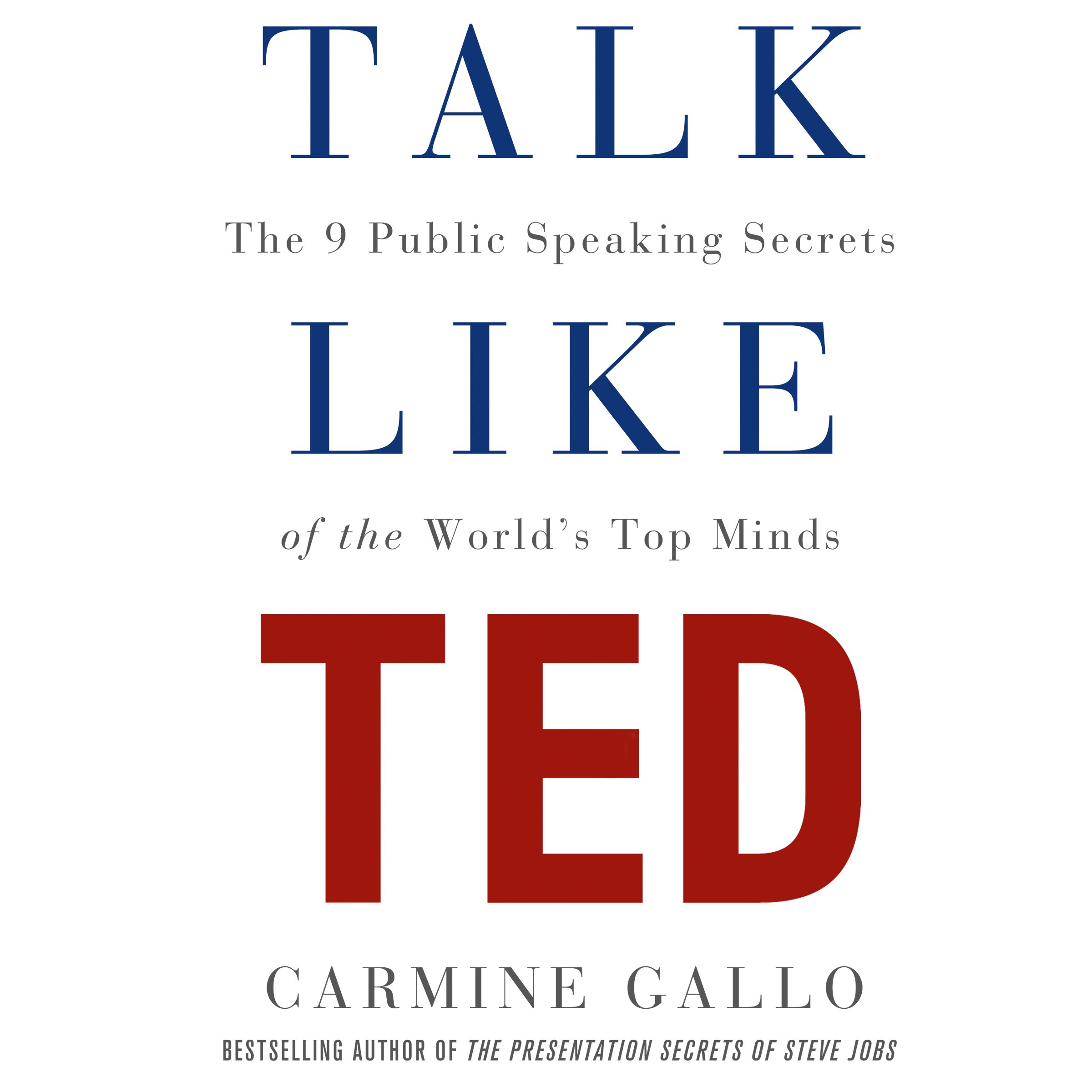 Talk Like TED: The 9 Public-Speaking Secrets of the World's Top Minds