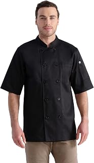 Chef Works Unisex Volnay Chef Coat | Breathable & Lightweight Fabric, Easy Movement & Comfortable Fit, Durable Construction & Long-Lasting Wear