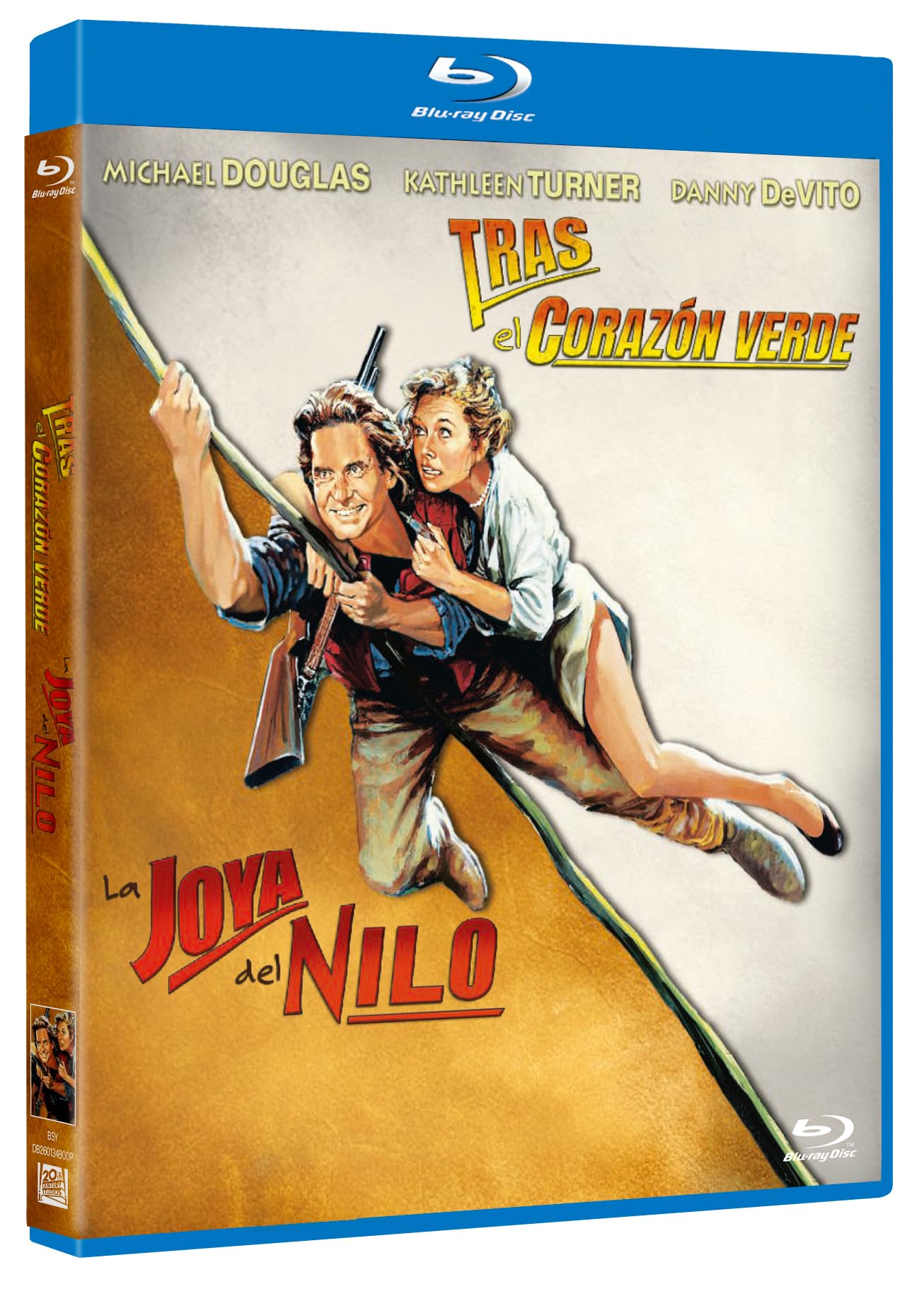 Tras El Corazon Verde (Romancing the Stone) (1984) (Robert Zemeckis) + La Joya d