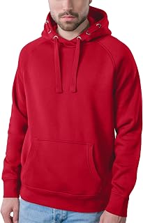 HRM Unisex Premium Raglan Hoody I Fair Trade Hoodie Women & Men, 320 g/m², Made from 70% Cotton & 30% Recycled Polyester