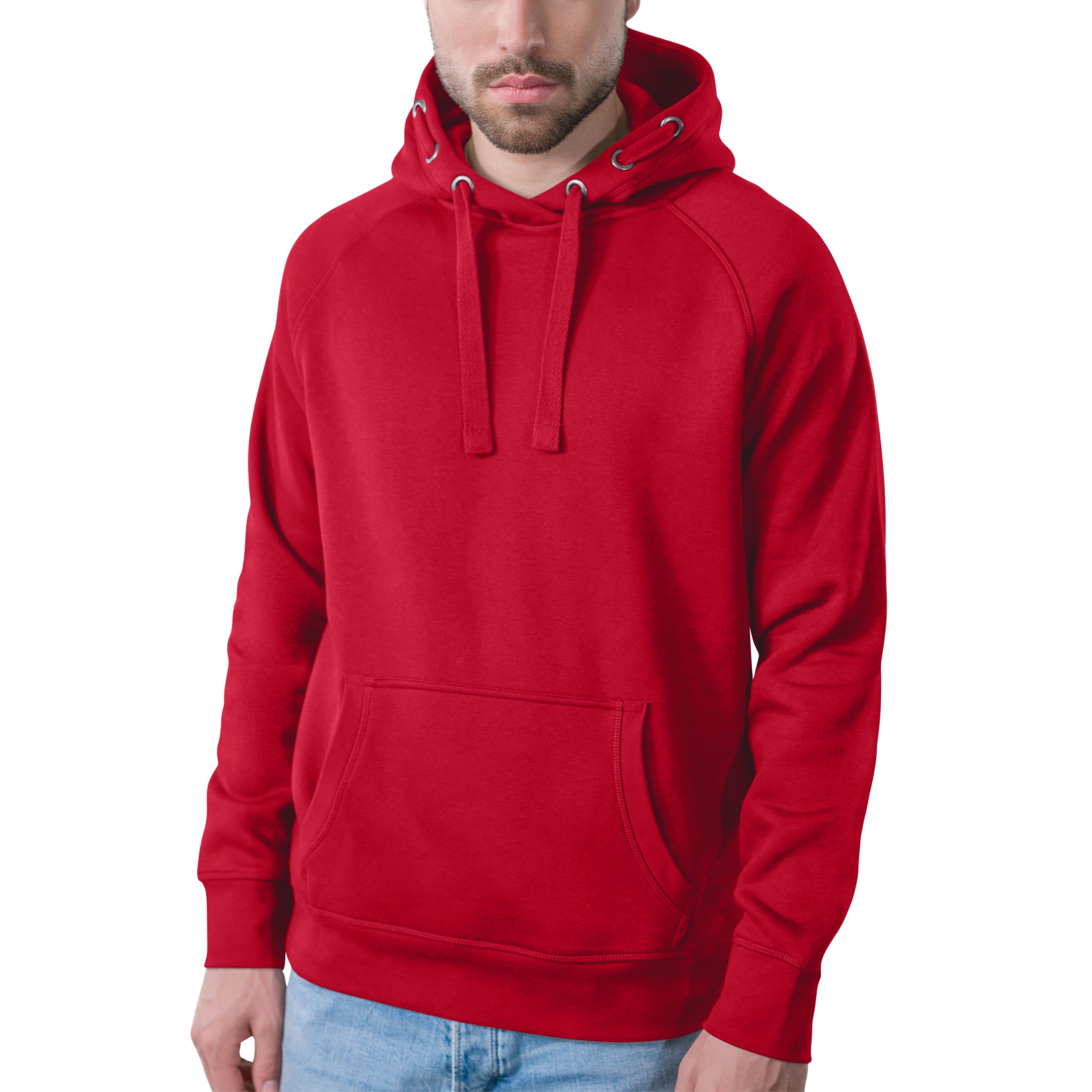 HRM Unisex Premium Raglan Hoody I Fair Trade Hoodie Women & Men, 320 g/m², Made 