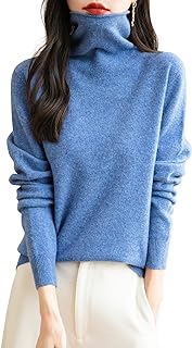 Chanyarn Women's 100% Merino Wool Seamless Sweater Turtleneck First-Line Ready to Wear Long Sleeve Knitted Pullover Tops