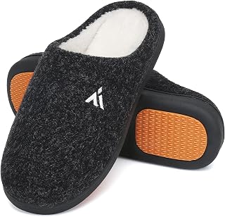 Mishansha Mens Womens Memory Foam Open Back Slippers Size 3-15