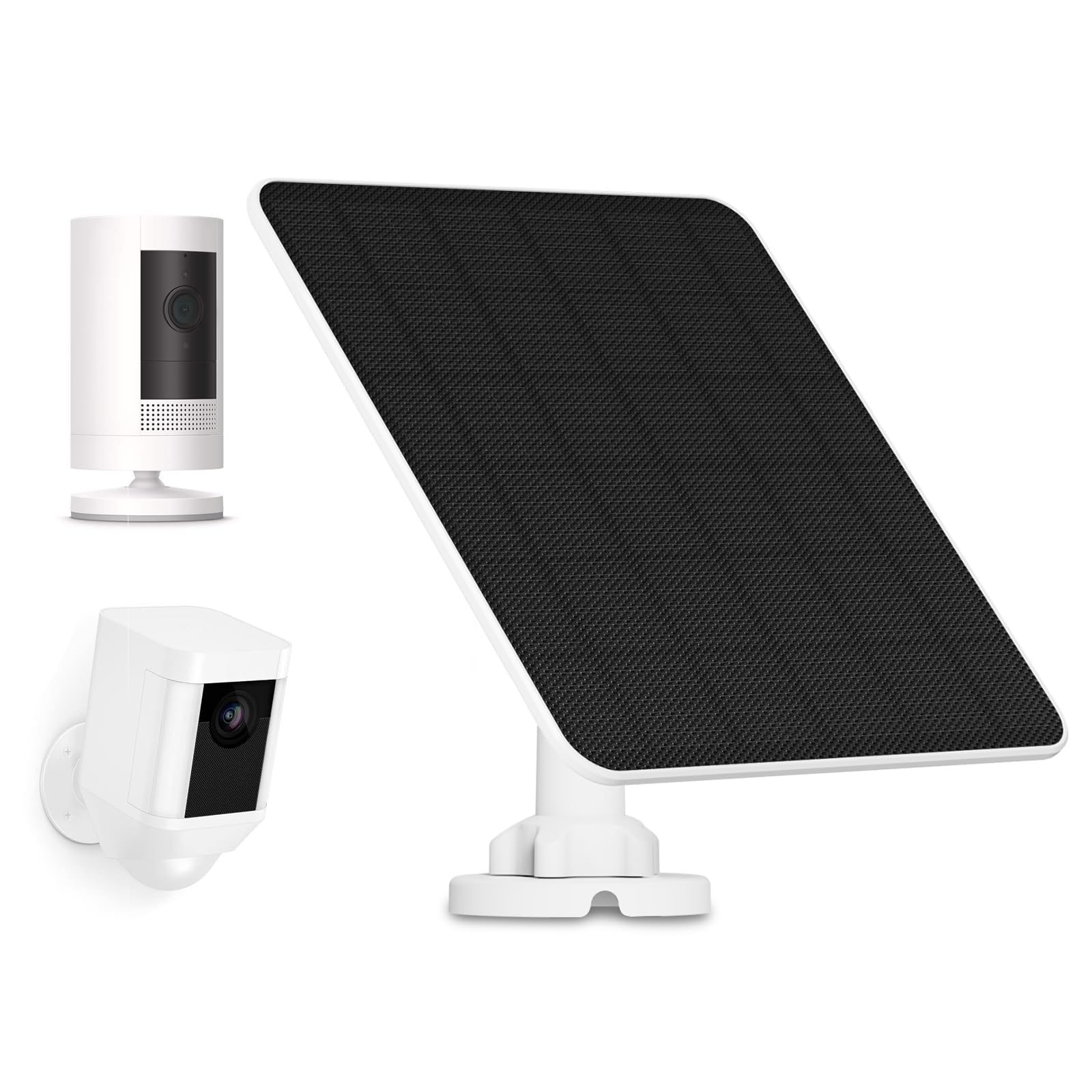 Solar Panel for Ring Camera, 5W Solar Charger for Ring Stick Up Battery, Spotlig