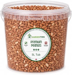 Garden Ting Peanuts Wild Bird Food Tub, 5 Litre