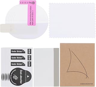 6pcs 45mm HD High Definition Anti-Scratch Waterproof Ultra Thin TPU Universal Smart Watch Screen Protector with Cloth Sticker Scraping Card