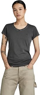G-STAR Women's Moto Slim U-Neck Top