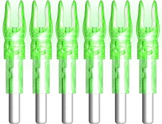 XHYCKJ 6PCS G X H S GT Led Lighted Nocks for Arrows with .165 .204 .233 .244 .246 Inside Diameter,Screwdriver Included