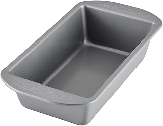 Farberware Bakeware Nonstick Loaf Pans for Baking, 9-Inch x 5-Inch, Gray | Easy release and cleanup, loaf bread pans for baking, banana bread pan, oven safe to 450F, loaf pans for baking bread 9x5