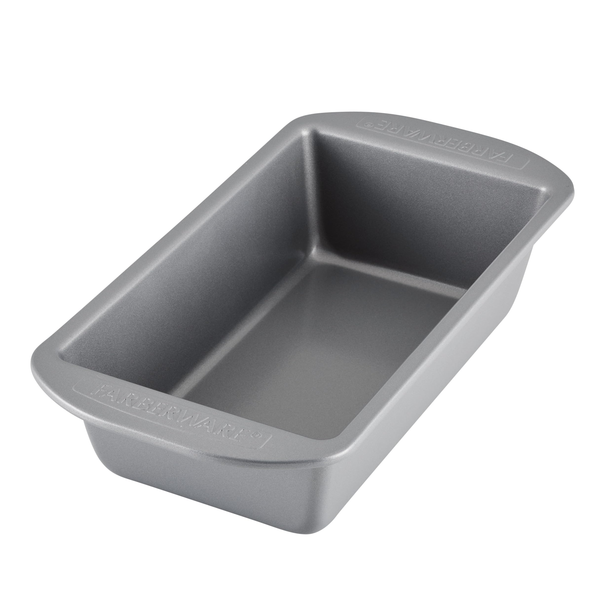 Farberware Bakeware Nonstick Loaf Pans for Baking, 9-Inch x 5-Inch, Gray | Easy 