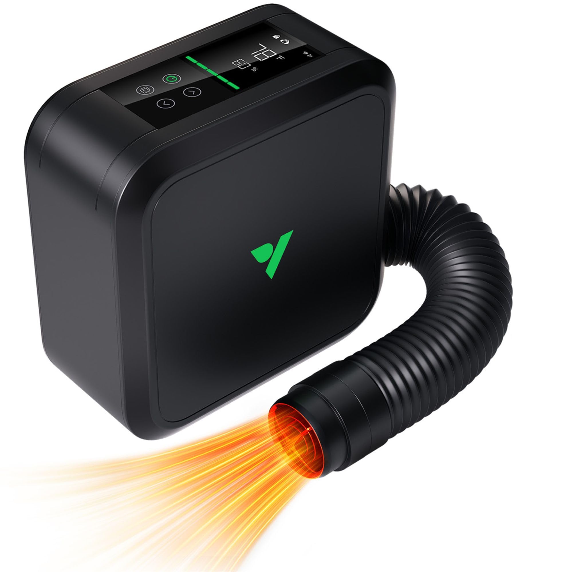 VIVOSUN AeroFlux 700W PTC Grow Tent Heater with Thermostat, APP & VPD | 700W PTC