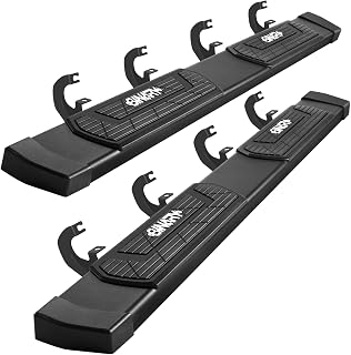 BINARY STAR 6 Inch Running Boards for 2019-2026 Silverado/Sierra 1500 | 20-26 2500HD 3500HD, 4 Full-Size Doors Crew Cab Side Steps, Anti-Slip, Carbon Steel Nerf Bar, Anti-Rust Easy Install Step Bar