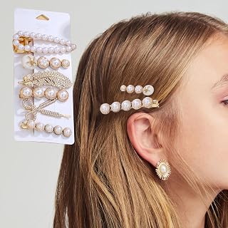Set of 6 Luxury Hair Clips Zinc Alloy Sparkly Crystal Hair Clips Taste Hair Accessories