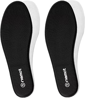 riemot 2 Pairs Memory Foam Insoles for Men and Women,Replacement Inner Soles for Sports,Work Boots,Trainers,Sneakers and Walking Shoes,Cushioned Soft Shoe Inserts