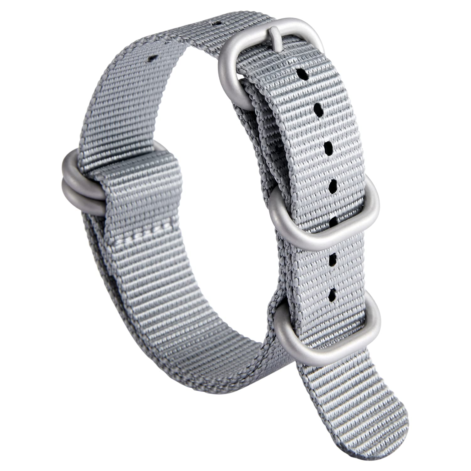 BINLUN Nylon Watch Strap Military Premium Ballistic Multi-Coloured Bands for Men