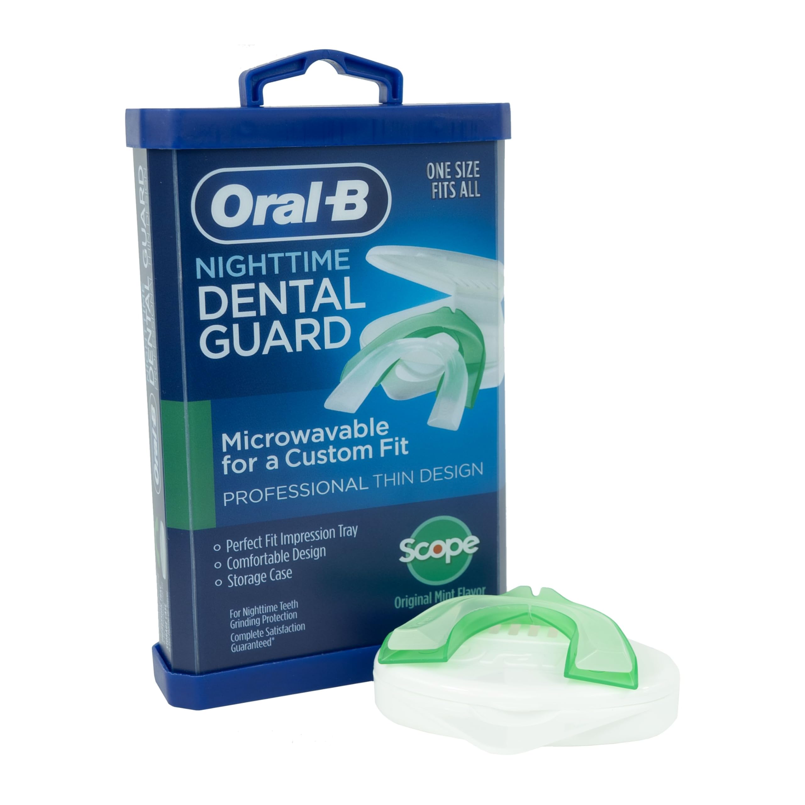 Oral-B Mouth Guard for Grinding Teeth at Night - Nighttime Dental Guard – Moldab