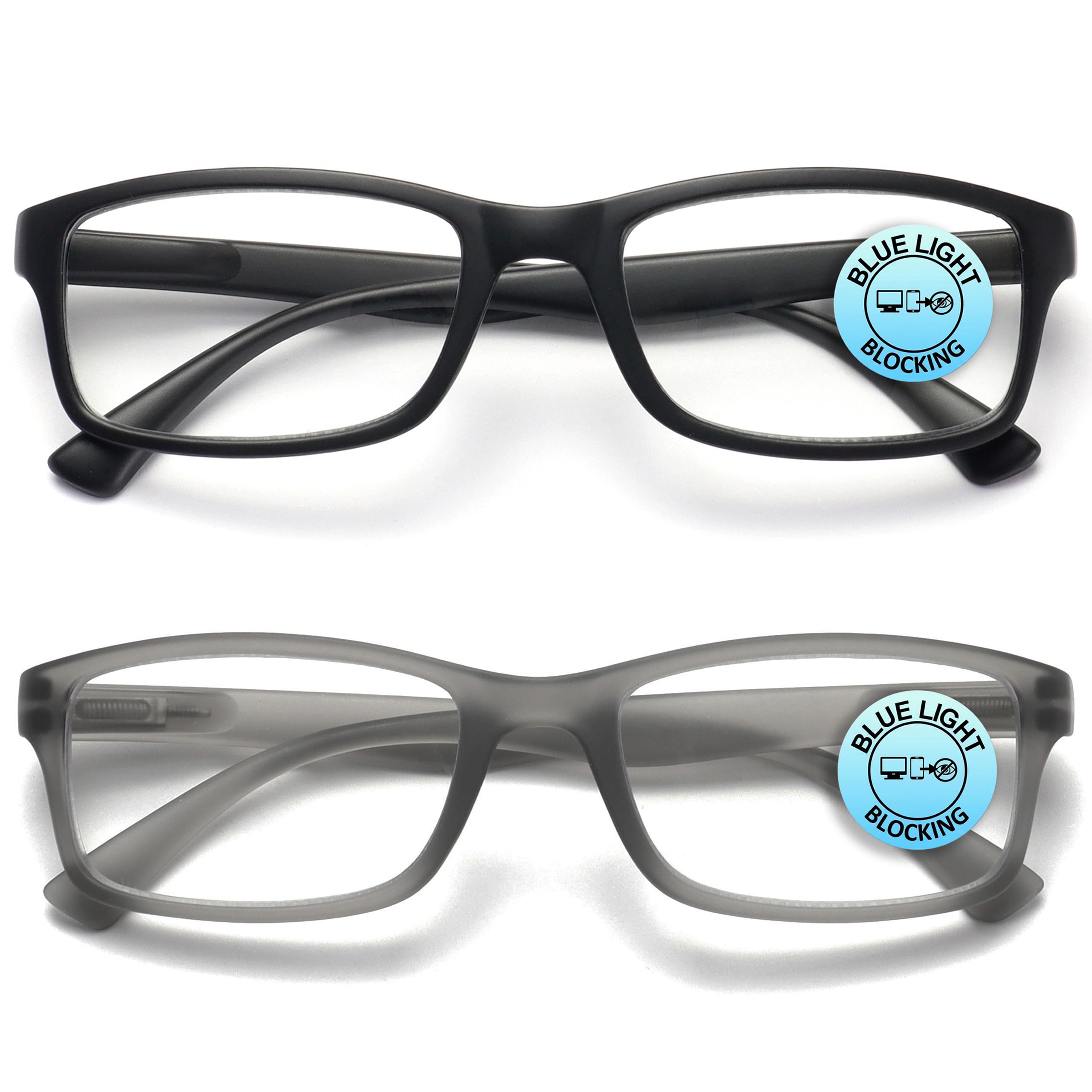 OPULIZE BIG Occhiali luce blu donna e uomo - Lenti Antiriflesso e Antibagliore -
