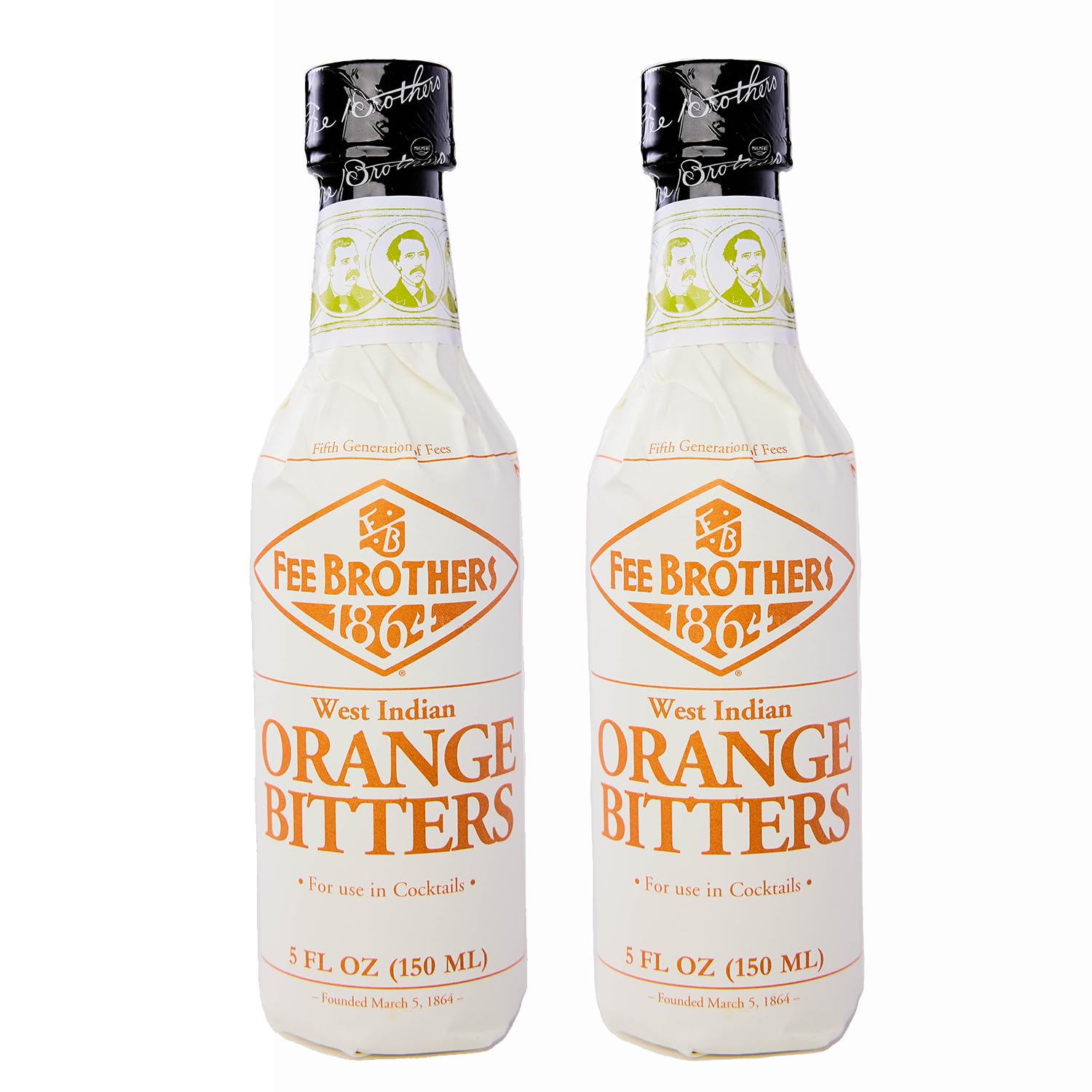Fee Brothers West Indian Orange Cocktail Bitters - 2 Pack