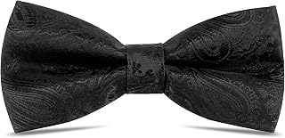 Mens Printed Bow Tie - Adjustable Pre-tied Bow Tie Formal Tuxedo Bow Tie for Men Wedding, Party, Prom